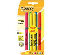 BIC Brite Liner Grip Highlighter-Assorted Colours (Pack of 6)