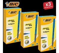Bic Briteliner Grip Highlighter Pen Blue - Pack of 12 - 3 Packs Bic Multicolor