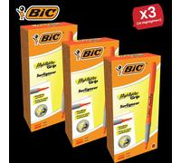 Bic Briteliner Grip Highlighter Pen Orange - Pack of 12 - 3 Packs Bic Multicolor