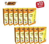 Bic Briteliner Grip Highlighter Pen Yellow - 12 Packs Bic Yellow