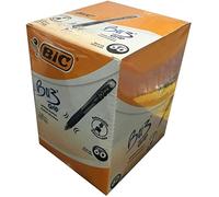 Bic BU3 Grip Retractable Ballpoint Pen (Pack of 60) Black 996683