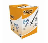 Bic BU3 Grip Retractable Ballpoint Pen (Pack of 60) Black 996683
