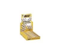 BIC Chrome Platinum Double-Edge Safety Razor Blades, Disposable, 100-Count, Model 810923