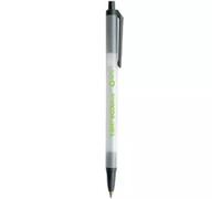 BIC Clic Stic Black Clip-on retractable ballpoint pen Medium