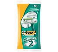 BIC Comfort 2 Plus, Pack 10, Twin Blade Razor