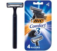 BIC Comfort 3 Disposable Razors for Men Perfect Razors For a Smooth and Comfortable Shave 4 Disposable Razors With 3 Blades 4