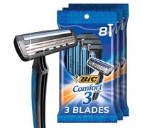 BIC Comfort 3 Disposable Razors Long-Lasting 3-Blade Razors for Men Perfect razors Designed for Smooth and Comfortable Shave 24-Count