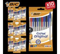 Bic Cristal 1 - 10 Packs Bic Multicolor