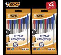 Bic Cristal 1 Pack of 10 Assorted - Pack of 2 Bic Multicolor