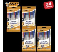 Bic Cristal 1 Pack of 10 Assorted - Pack of 4 Bic Multicolor