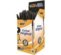 BIC Cristal Original Ballpoint Pen Medium 0.32 mm Black Pack of 50