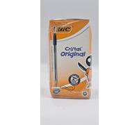 BIC Cristal Original Ballpoint Pen Medium 0.32 mm Black Pack of 50