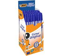 BIC Cristal Blue Medium Ballpoint Pen Pack of 50