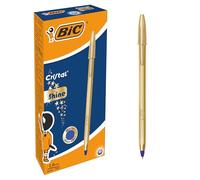 BIC Cristal Celebrate Ballpoint Pen - Blue (Pack of 20)