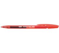 BIC Cristal Clic Gel Ball Pen Box of 20 - Red