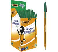 BIC Cristal Fine 0.8mm Green (Box 50)
