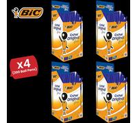 Bic CRISTAL FINE BALL POINT PEN BLUE - PACK OF 50 - 4 Packs Bic Multicolor