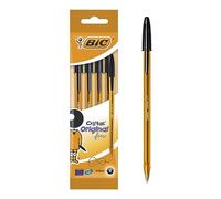 BIC Cristal Fine Ballpoint Pen Pack of 4 black