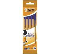 Bic Cristal Fine Ballpoint Pen Pack of 4 blue