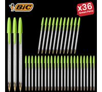 Bic Cristal Fun Ball Pen Green -36 Packs Bic Green