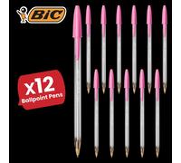 Bic Cristal Fun Ball Pen Pink - 12 Packs Bic Pink