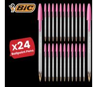 Bic Cristal Fun Ball Pen Pink - 24 Packs Bic Pink