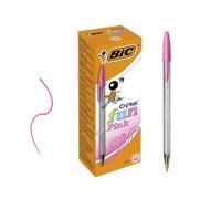 Bic Cristal Fun Ball Pen Pink - Box 20 Bic Pink