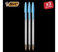 Bic Cristal Fun Ball Pen Turquoise - 3 Packs Bic Turquoise