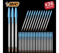 Bic Cristal Fun Ball Pen Turquoise - 36 Packs Bic Turquoise