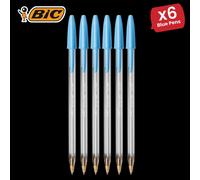 Bic Cristal Fun Ball Pen Turquoise - 6 Packs Bic Turquoise