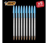 Bic Cristal Fun Ball Pen Turquoise - 9 Packs Bic Turquoise