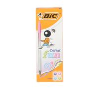 Bic Cristal Fun Ballpoint Assorted Colours, Pack of 20