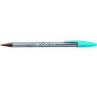 Bic Cristal Fun Ballpoint Pens Wide Point (1.6 m) Box of 20 Turquoi