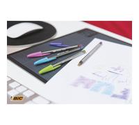 BIC Cristal Fun Pink Pens - Pink Ink Biros - Ballpoint Pens Multipack - Wide Point (1.6mm) - Pack of 20