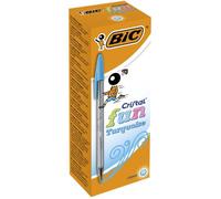 BIC Cristal Fun Turquoise Stick ballpoint pen 20 pc(s)