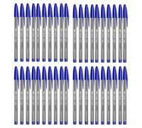 Bic Cristal Ballpoint Pen 1.0mm Tip 0.32mm Line Blue Pack of 50