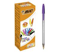 BIC Ballpoint Pens Crystal 926381 Non-Retractable Multicoloured Classic Colours