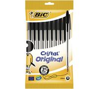 10pk BIC Cristal Original Ballpoint Pens - Black
