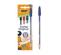 Bic Cristal Ballpoint Pen Medium Assorted (Pack of 4) 516834