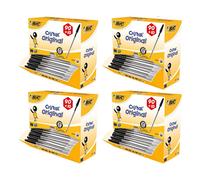 Bic Cristal Original Ballpoint Pens Black - Box of 100 x4 Packs Bic Black