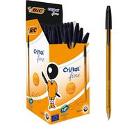 BIC Cristal Original, Ballpoint Pens, Every-Day Biro Pens with Fine Point (0.8 M