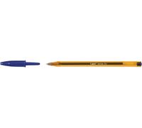 Bic Cristal Original Fine Ball Pens, Fine Point (0.8 mm), Blue, Box of 50 - Smu