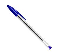 Bic Cristal Ballpoint Pen 1.0mm Tip 0.32mm Line Blue Pack of 50