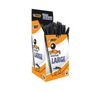 Bic 880648 Cristal B/Point Pen Large 1.6MM Black (Pack-50)