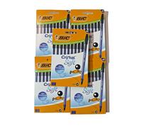 BIC Cristal Soft Ballpoint Pens Black 1.2mm Medium 50 Pack Bulk Buy-Office