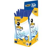 BIC Cristal Soft Blue Stick ballpoint pen Medium 50 pc(s)
