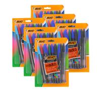 Bic Cristal Xtra Bold Stick Ballpoint Pens 1.6mm Bold Point Assorted Colors Pack of 144