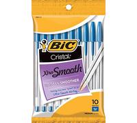 Bic Cristal Xtra Smooth Pens 10/Pkg-Blue