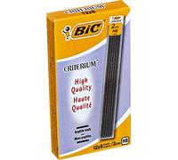 Bic Criterium 827087 Mechanical Pencil Refills, 12x6 lead mines, 2 mm