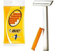 BIC Disposable Razors with Single Blade - Pack of 6